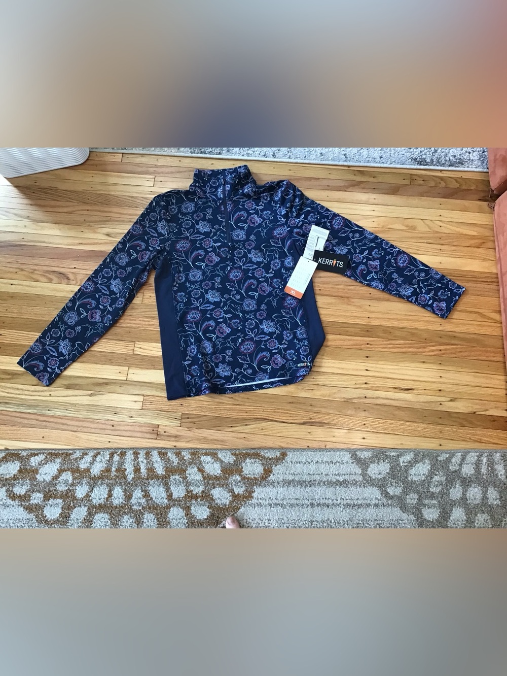 Kerrits kids size XL Long Sleeve Quarter Zip Fleece lined